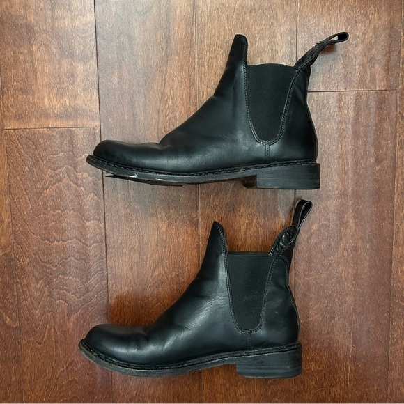 Rag & Bone Dartford Chelsea Boot in Black Leather, Size 7.5 EU37.5 - Picture 3 of 16